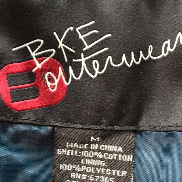 BKE outerwear deep emerald/evergreen velvet /distressed edge - Picture 3 of 7